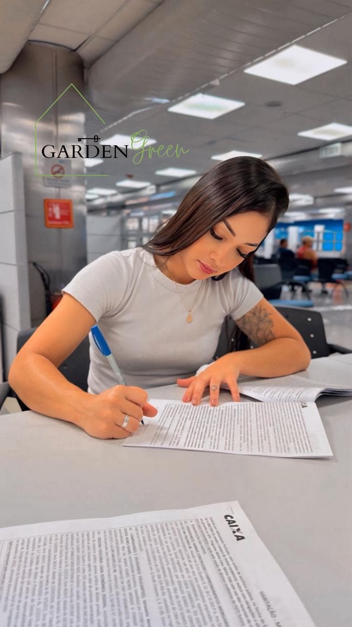 Assinatura de contrato com consultor Garden